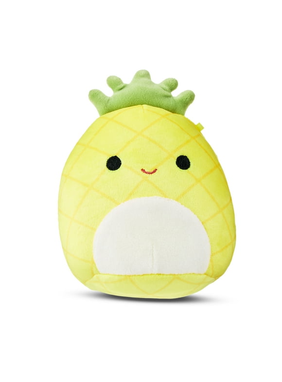 Squishmallows 5 inch Maui the Yellow Pineapple with Green Top - Child's Ultra Soft Stuffed Plush Toy