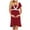 Wine, variant on SHTXOZHI Women's Nursing/Delivery/Labor Nightdress Maternity Nightgown for Breastfeeding Sleepwear Dress