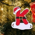 thumbnail image 3 of LSLJS Christmas Tree Decorations 26 English Letters Ornaments DIY Xmas Tree Hanging Decor with Christmas Hat, Christmas Ornaments Christmas Decorations, 3 of 5