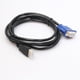 thumbnail image 2 of Cable HD a VGA Adaptador de 15 pines compatible con HDMI Convertidor 1080P 6FT Oro, 2 of 3