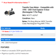 thumbnail image 2 of Transfer Case Motor - Compatible with 1995 - 2001 Ford Explorer 4-Door (Rectangular 7 Pin Plug) 1996 1997 1998 1999 2000, 2 of 2