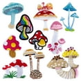 thumbnail image 3 of 12Pcs Mushroom Patches Iron on for Clothing Pants Shoes Curtain, DIY Mushroom Embroidery Patch Sewing Craft Decoration, 3 of 8
