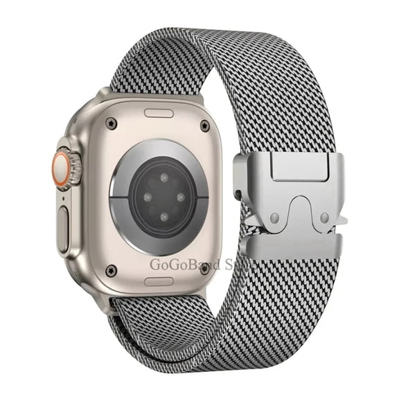 RoseOcean Magnetic Milanese Loop Band for Apple Watch Series 4-10 SE & Ultra 2, 40/41/42/44/45/46/49mm Metal Strap