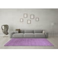 thumbnail image 3 of Ahgly Company Indoor Square Abstract Blue Contemporary Area Rugs, 7' Square, 3 of 4
