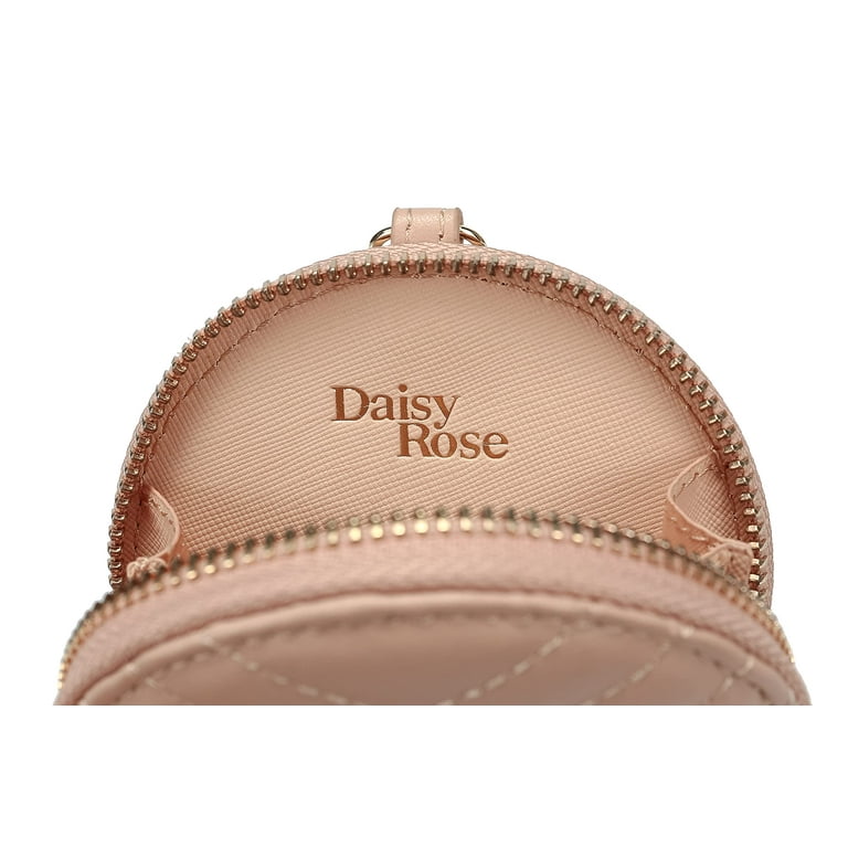 Daisy Rose Luxury Coin Purse Change Wallet Pouch for Women - PU