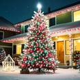 thumbnail image 3 of Guirnalda de luces navideñas KNONEW 123 m 1000 LED para exteriores, color rojo y blanco, 3 of 6