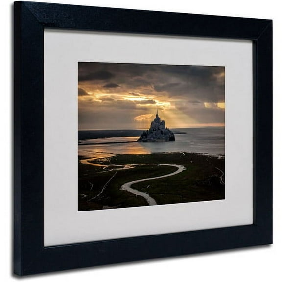 Trademark Fine Art "Welcome to the Hell" Framed Canvas Art by Mathieu Rivrin