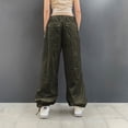 thumbnail image 6 of SNKSDGM Women's Plus Capri Pants for Women Petite Short Work Pants Women Petite Straight Leg Womens Solid Colored Work Clothes with Elastic Drawstring Fashionable Low Waisted Casual Pants and Pants, 6 of 6