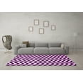 thumbnail image 3 of Ahgly Company Indoor Round Abstract Pink Contemporary Area Rugs, 8' Round, 3 of 4