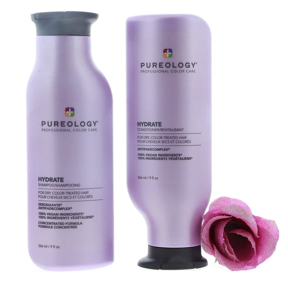 Pureology Hydrate Color Protection Daily Shampoos and Conditioner Set, 2 Piece