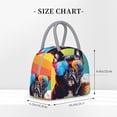 thumbnail image 2 of Balery Rainbow Bulldog Sunglasses Bolsa de Almuerzo para Mujeres, Caja de Almuerzo, Bolsa de Almuerzo Pequeña Impermeable, Tote de Almuerzo Reutilizable con Gran Capacidad, 2 of 6