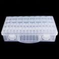 thumbnail image 2 of Caja de almacenamiento de 48 compartimentos, organizador de cuentas de semillas transparente, pequeño recipiente extraíble con tapa para cuentas, 2 of 4