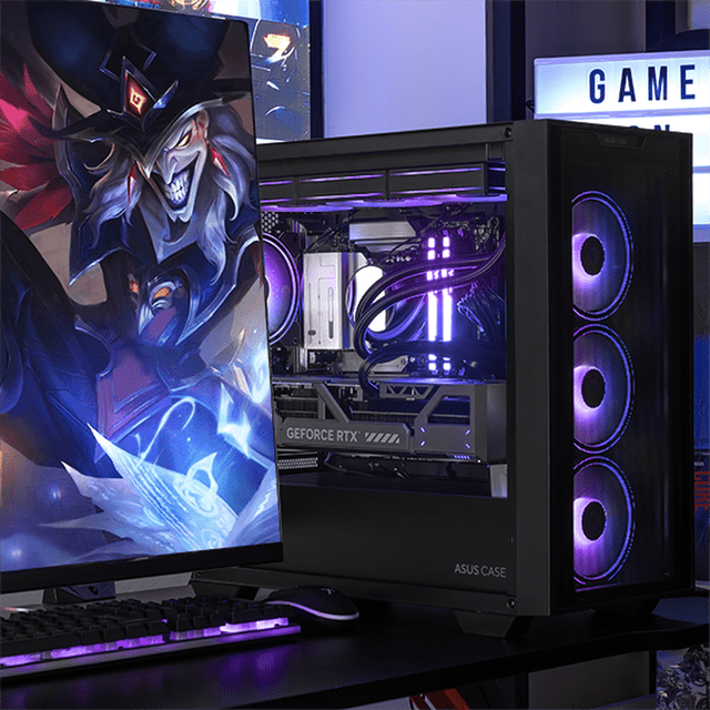 PC Gamer Completa IA PRO Xtreme PC Gaming ASUS NVIDIA GeForce RTX 5090 Intel Core Ultra 9 285 32GB DDR5 SSD 1TB Monitor Curvo 27 180Hz Sistema Liquido WIFI Black PBA Productividad impulsada por IA