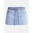 thumbnail image 5 of No Boundaries Game Day Denim Skirt, Women's XXS-XXL, 5 of 6
