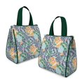thumbnail image 2 of Pioneer Flower Floral Print Pattern Insulated Lunch Bag for Women & Adults,Large Portable Soft Cooler Lunch Bag,Thermal Food Storage Tote with Pearl Cotton,8.66L,8.75x5.75x9.5 Inch, 2 of 6