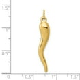 thumbnail image 2 of Breloque Corne Italienne en Or Jaune 14 K, 2 of 2
