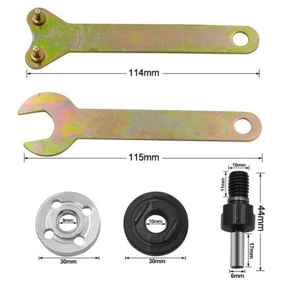 Drill Angle Grinder Connecting Rod Set for Handheld Drills 6 mm and 10 mm Shaft Sizes Metal Construction 124 g to 132 g