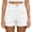 White, variant on Admvng Womens Summer Casual Shorts with Pockets Soft Business Work Shorts