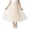 Beige, variant on Girls' Mesh Midi Skirts Elastic High Waist A Line Flowy Tutu Skirt Kids Double Layer Skirts