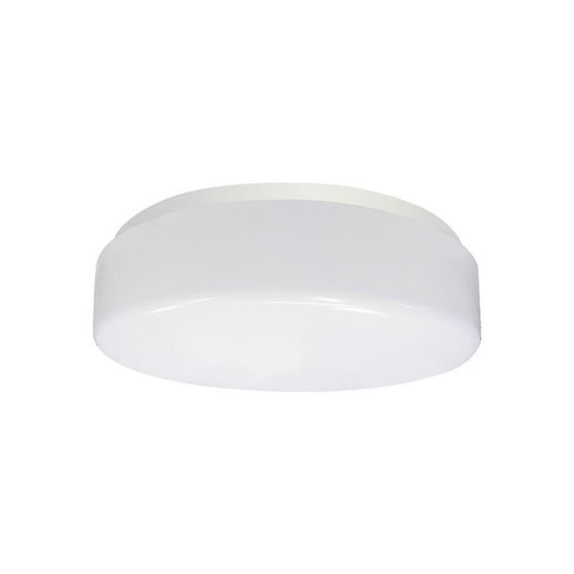 Xtricity - Round Ceiling Light, 14 '' Diameter, From Corina Collection, White