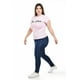 thumbnail image 2 of Playera "Piña Colada" Roman Fashion /Tallas Extras, 9001-11 (Rosa) rosa 36, 2 of 5