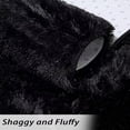 thumbnail image 2 of GlowSol Large Shag Rug 9' x 12' Modern Shag Area Rug Thick Plush Rug Ultra Soft Fluffy Rug High Pile Non-Shedding Shaggy Rug for Living Room Bedroom, Black, 2 of 7