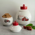 thumbnail image 3 of 10 Strawberry Street Winter Wonderland Ornament "Home For The Holidays" Truck Cookie Jar - Medium, 3 of 3