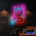 thumbnail image 4 of Handmadetneonsign Cat Spinning Record Neon Sign, Cute Cat Record Player Wall Art, Cat Lover Gift Home Wall Decor 77494, 4 of 5