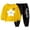 A2-Yellow, variant on Hessimy Toddler Boys Girls Spring Summer 2Pcs Outfits Star Print Top Jogger Pants Set(Green,7-8 Years)