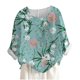 thumbnail image 2 of Blusa de manga larga con estampado de cuello redondo informal para mujer a la moda, Tops con botones de otoño Fridja fjkfkj256, 2 of 3