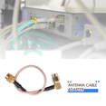 thumbnail image 4 of 4X 6 Inch SMA Male to SMA Right Angle Male Plug Jumper Pigtail Cable RG316, 4 of 5