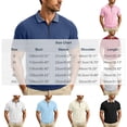 thumbnail image 2 of Rrxhxhs Golf Shirts for Men Geometric Trim Collared Quarter Zip Short Sleeve Breathable Casual Tops,2XL, 2 of 6