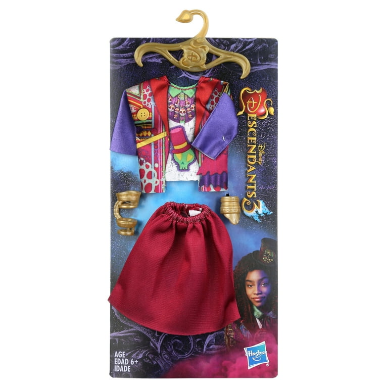 Fashion Pack for Kids Bundle – Descendants Doll Fashion Designer Kit for  Girls with Disney Villains Tattoos, More