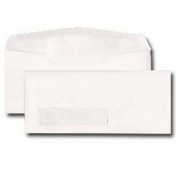 #11 Window Envelope - 24# White Wove (4 1/2 x 10 3/8) - Commercial Envelope Series (Box of 1000)