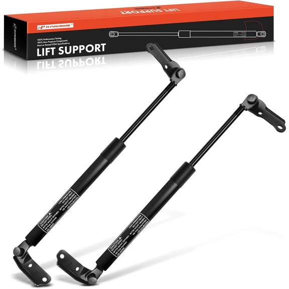A-Premium Tailgate Rear Hatch Lift Supports Shock Struts Replacement for Toyota Previa 1991-1997 with Rear Wiper 2-PC Set