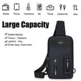 thumbnail image 6 of Chest Bag Crossbody Sling Backpack with Multiple Pockets and Adjustable Strap for Travel, Hiking, Sports and Everyday Carry, 6 of 9