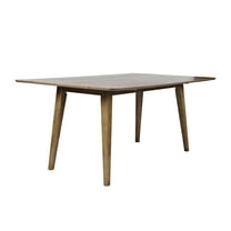 Bowie 66" Harvest Mid-Century Modern Drop-Leaf Dining Table