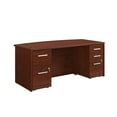 thumbnail image 2 of Sauder Affirm 72" Bowfront Desk/2-Drawer and 3-Drawer Mobile Files in Cherry, 2 of 11