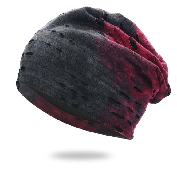 SBYOJLPB Hats for Women Women Men Warm Baggy Camouflage Crochet Winter Wool Ski Beanie Hole Caps Hat