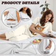 thumbnail image 6 of DISNIMO Cat Printed Women's Short Sleeve Pajama Sets Comfy Sleepwear Short Sleeve Tops and Capri Pant Summer Ladies Pjs Sets, XL, 6 of 7