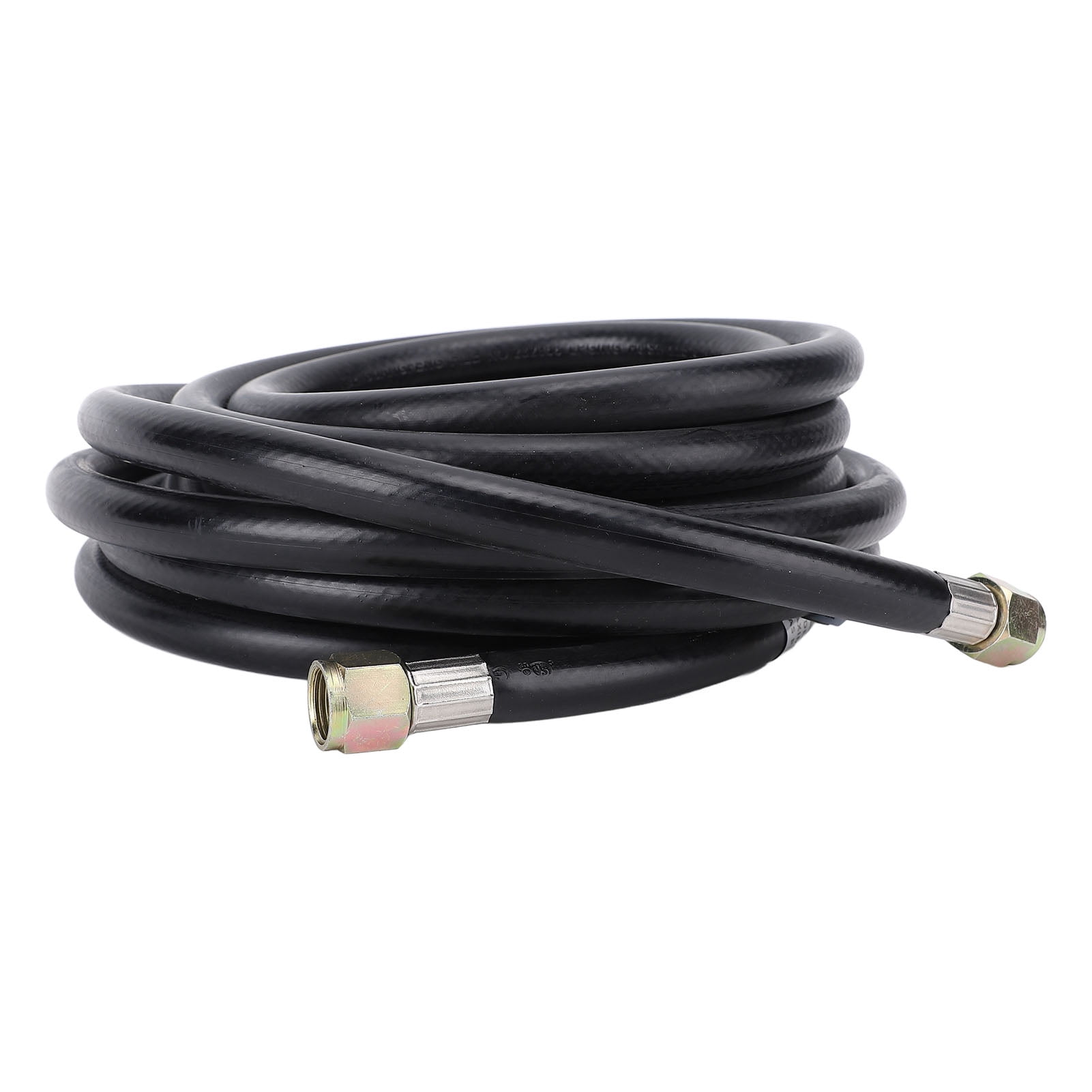 BIMZUC High Pressure Propane Gas Line Extension Hose QCC1 1lb to 20lb Tank Converter 20ft / 6.1m RV Grill Fire Pit Heater Connector 3/8in Female to 1/8in MNPT Fitting