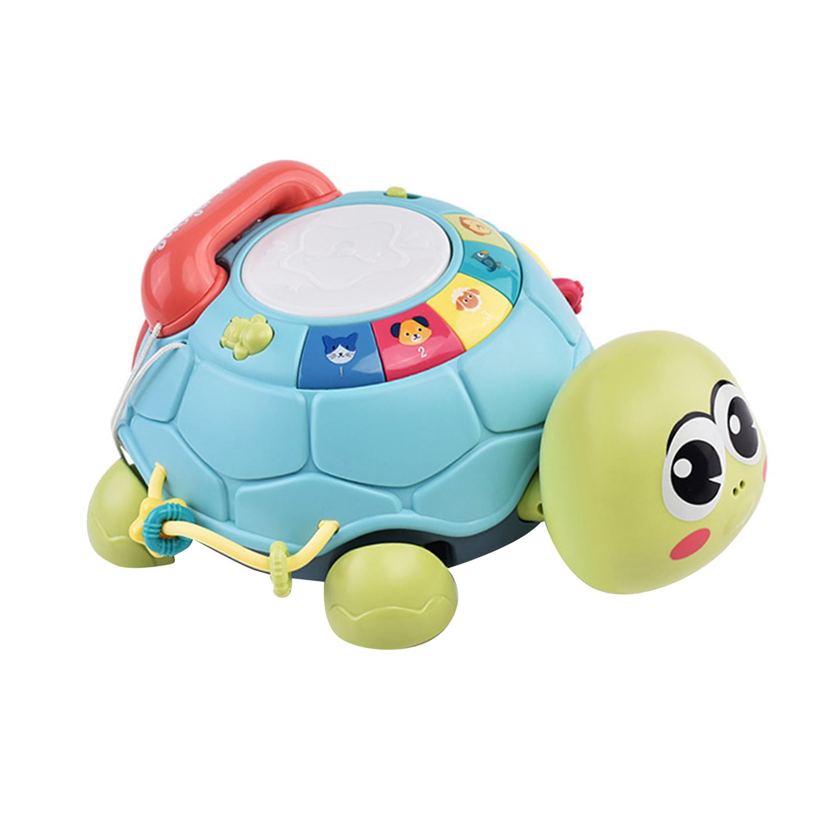 Tummy Time Toy Crawling Turtle Toy Infant Learning Toy Encourages Gross Motor Skills for Babies 6 to 12 Months