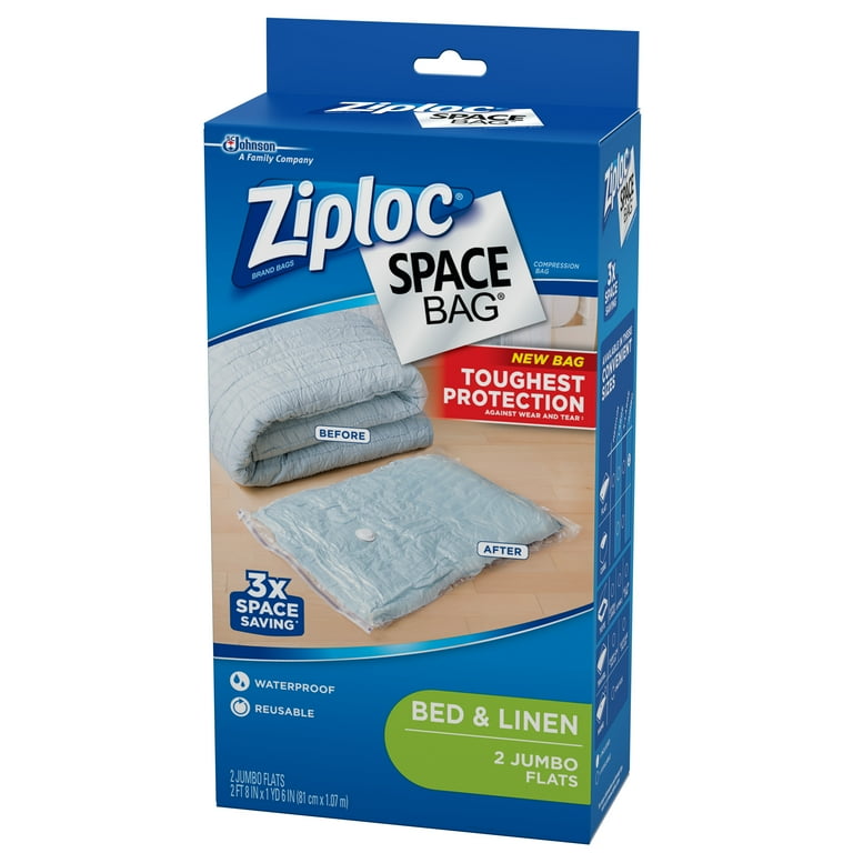 Ziploc Space Bag, Travel Bags - Poly Pack, 1 Pack 