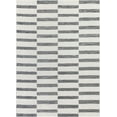 thumbnail image 2 of Well Woven Hala Grey Geometric Flatweave Boxes & Stripes Pattern Area Rug, 2 of 6