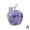 Purple, variant on Crystal Apple Figurine Decoration, Multi-Color Options, 18x20mm, Ideal for Home Decor, Gift