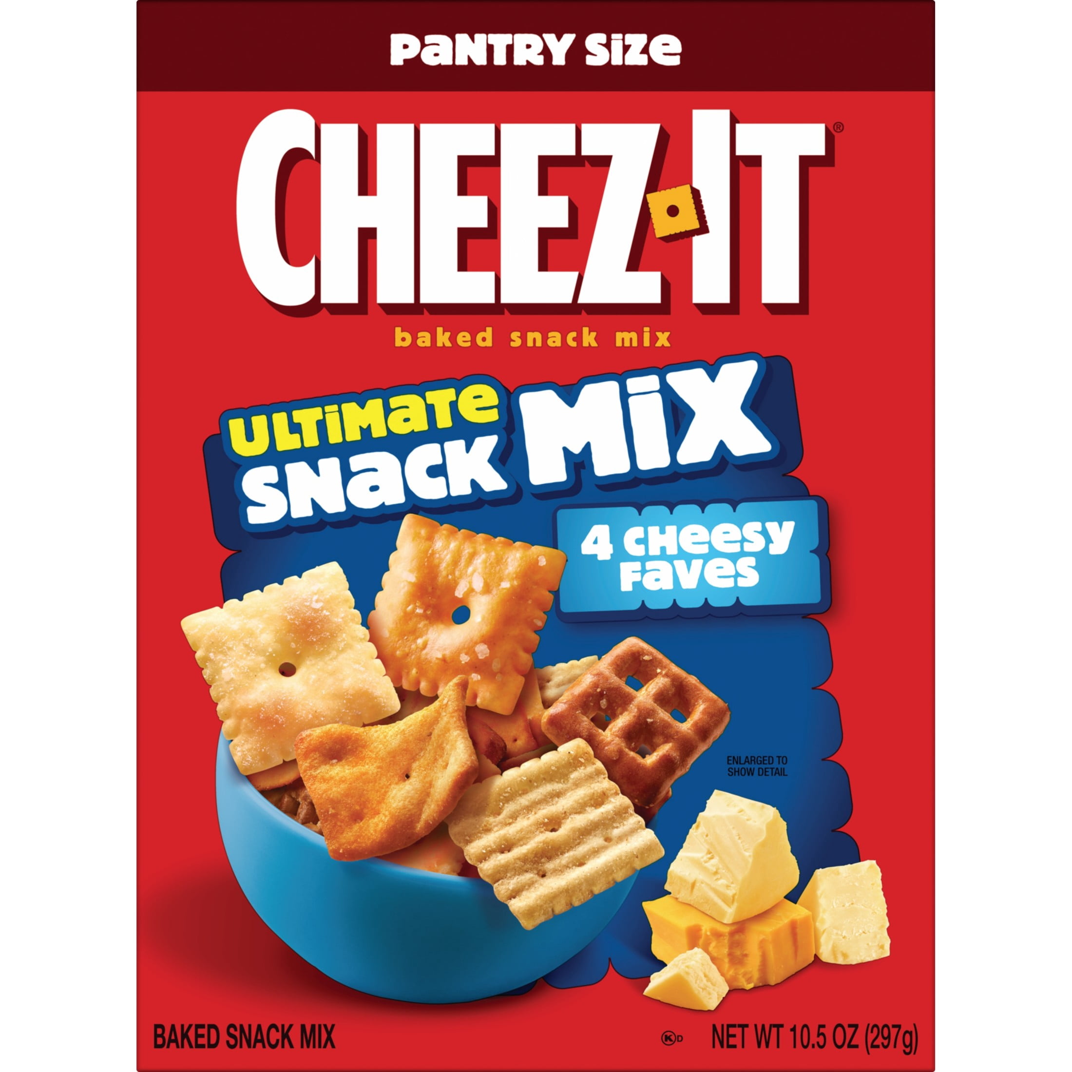 Cheez-It, Snack Mix, 10.5 oz, Cheesy and Salty Crackers - Walmart.com