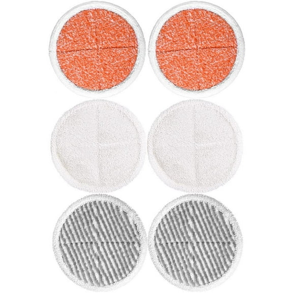 6 Packs Mop Pads Replacement for Bissell Spinwave 2039A 2124