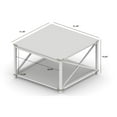 thumbnail image 2 of From the Tree Furniture Living Room Coffee Table Grey, 2 of 6