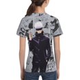 thumbnail image 5 of Jujutsu Kaisen Satoru Gojo Kids T-Shirt 3d Printed Graphic T-Shirts Boys And Girls Short Sleeve Shirts For Youth Kids X-Small, 5 of 7