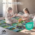 thumbnail image 4 of ODIKA 8'x10' Machine Washable Non-Slip Area Rug, City Road Traffic Play High Traffic Rug, Blue, 1148, 4 of 5